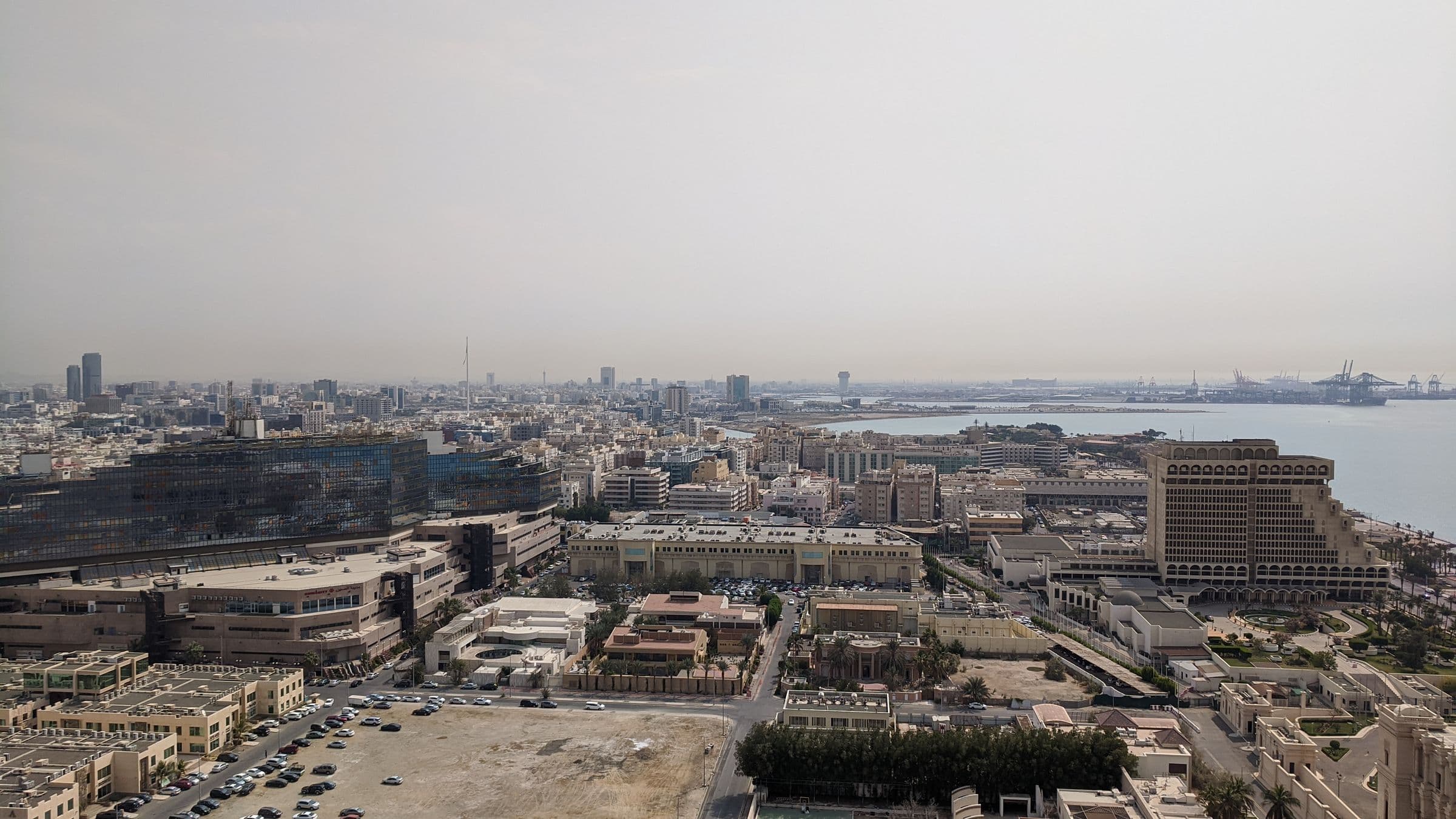 Saudi business district skyline